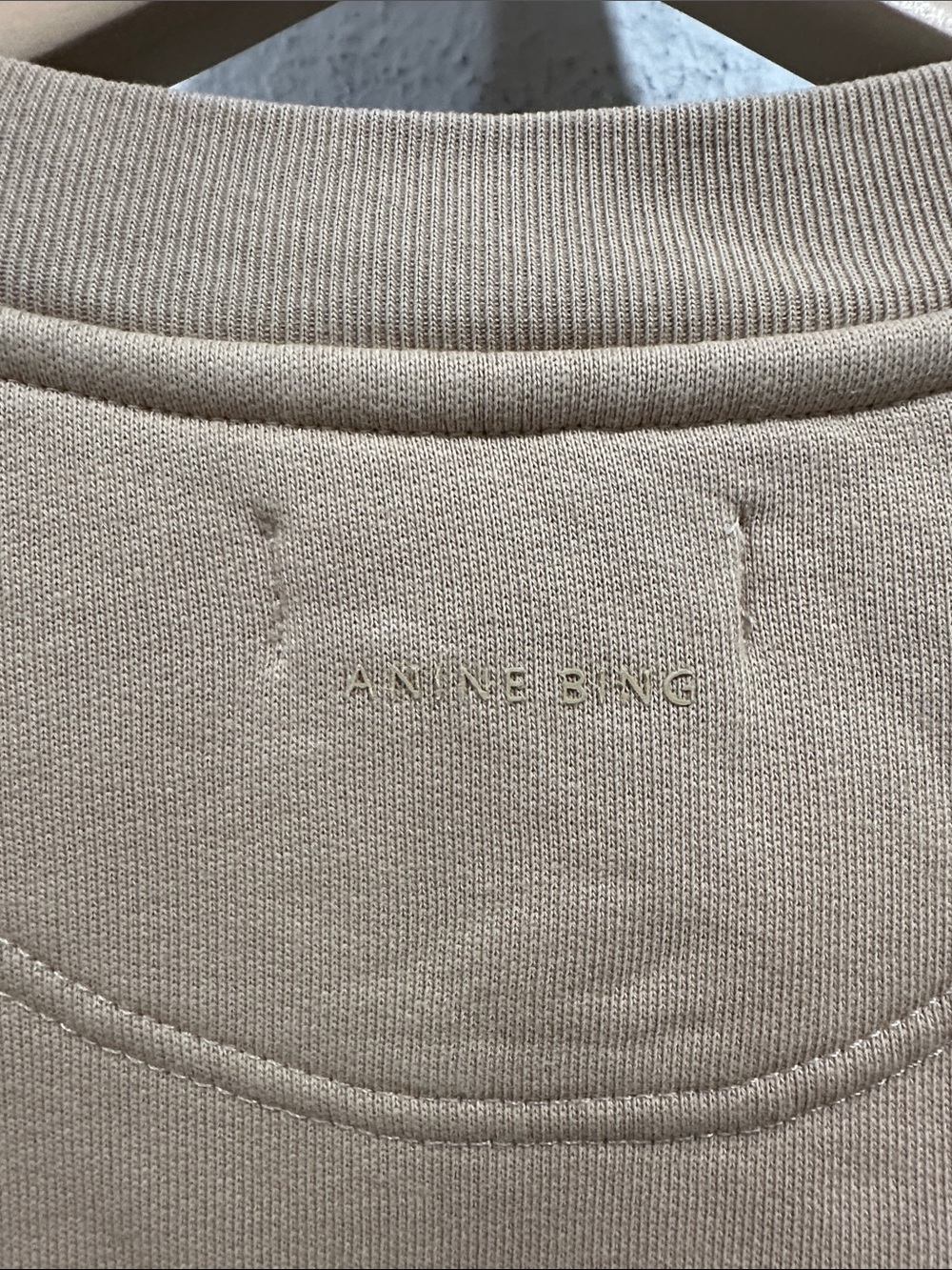 Anine Bing Jaci Camel Sweatshirt XS - Picture 6 of 7